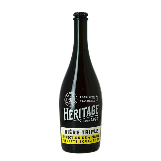 Heritage - Biere Triple 75 cl.