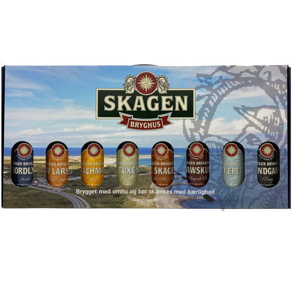 Skagen Bryghus - Gavekasse 8 øl