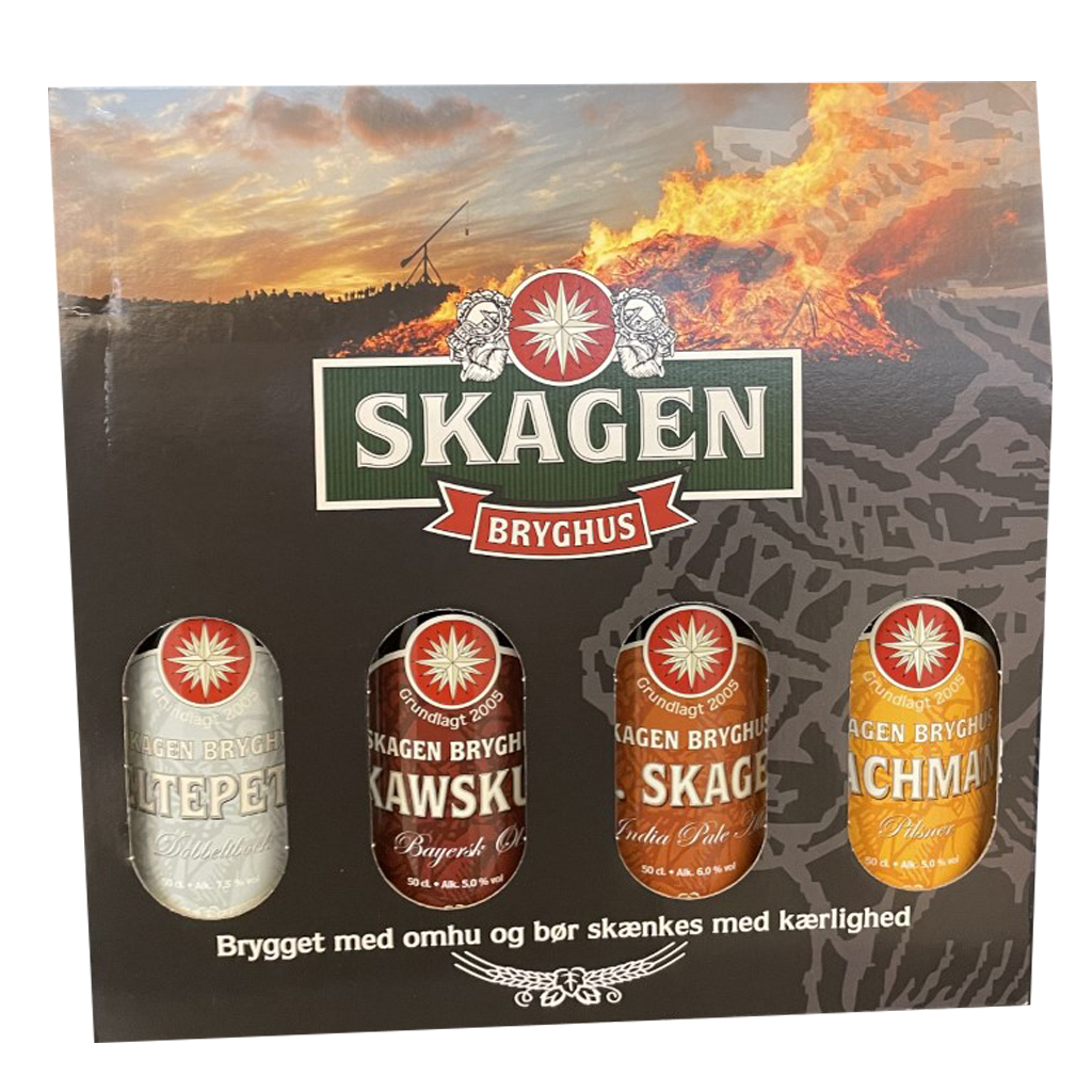 Skagen Bryghus - Gavekasse 4 øl