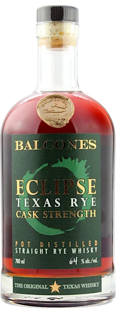 Balcones - Eclipse Texas Rye - Cask Strength