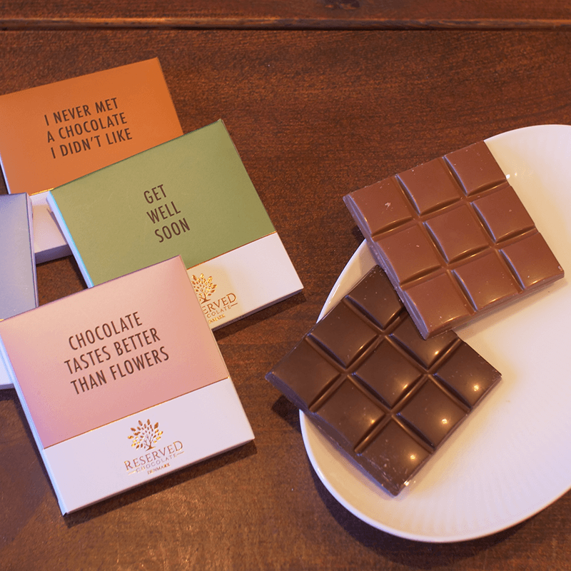 Reserved Chocolate - Tillykke - Mælkechokolade