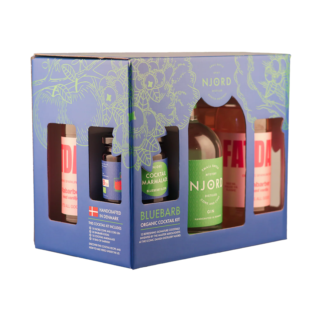 Njord Gin - Bluebarb Gaveæske Økologisk