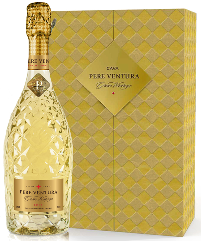 Pere Ventura - Gran Vintage 2016 Cava Gaveæske Guld