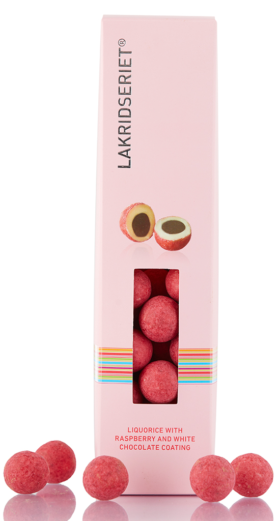 Lakridseriet - Tokyo - Sød lakrids m. hvid hindbærpulver