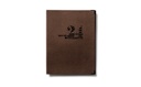 Menukort - Plastic pocket - A4 Leather Cacoa