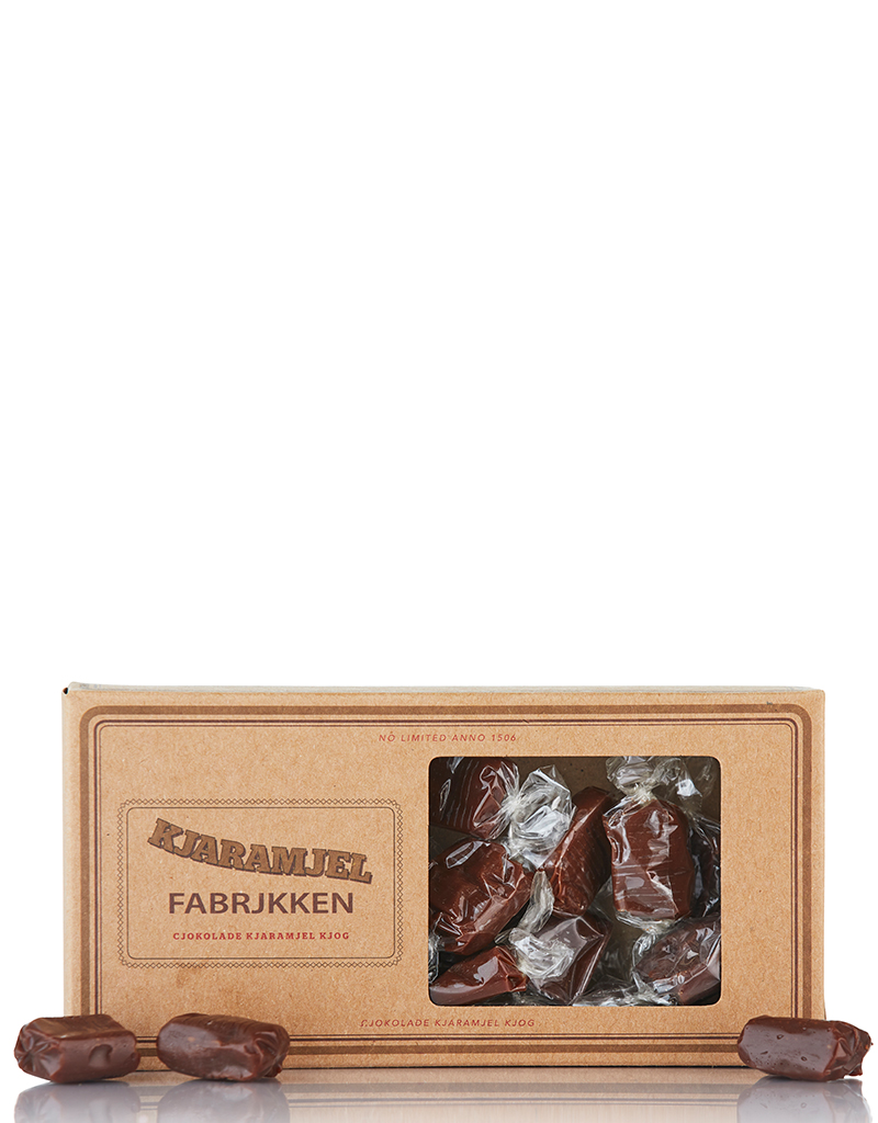 Kjaramjel Fabrjkken - Chokolade Kjaramjel i Naturbrun Æske