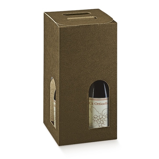 Gaveæske - Brun 4 fl.