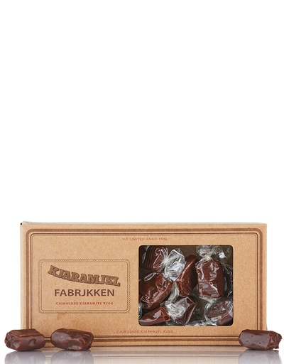 [Kolli 10] Kjaramjel Fabrjkken - Chokolade Kjaramjel i Naturbrun Æske
