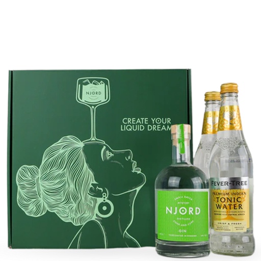 Njord Gin - Cone and Core G&T Cocktailkit Økologisk