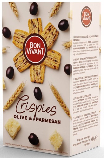 Bon Vivant - Olive & Parmesan Crackers
