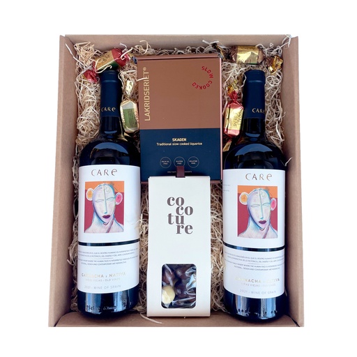 Gave - Rødvin & Søde Fristelser