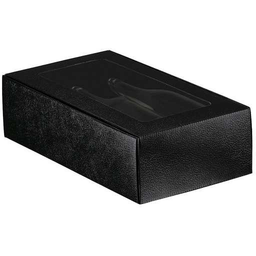 Gaveæske - Sort 2 fl. liggende